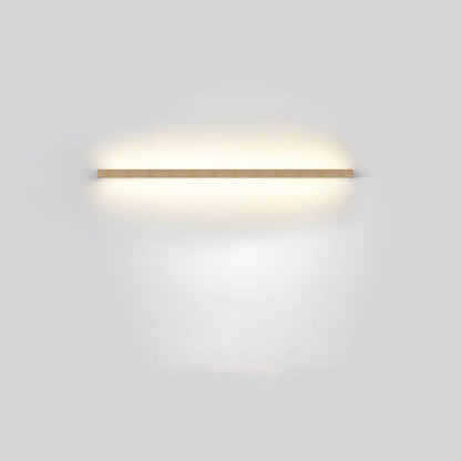 Japanische minimalistische Holzstreifen LED Wandleuchte Lampe