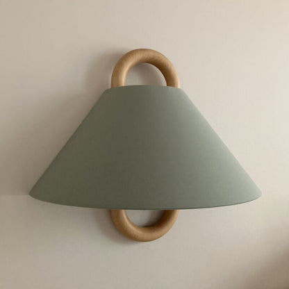 Wandleuchte Moderne Holzstoff Wandleuchte Lampe