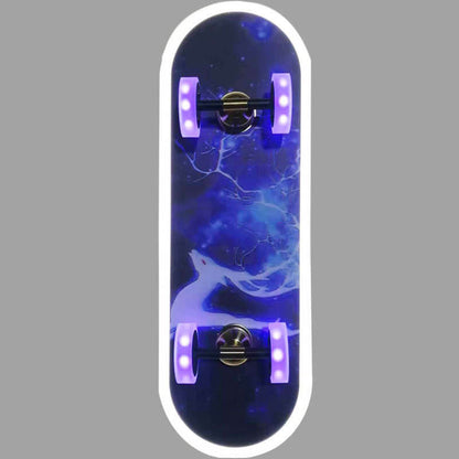 Garduru LED Deckenleuchte | Cartoon Skateboard Design | Kinderzimmer Beleuchtung | Dimmbar | Acryl