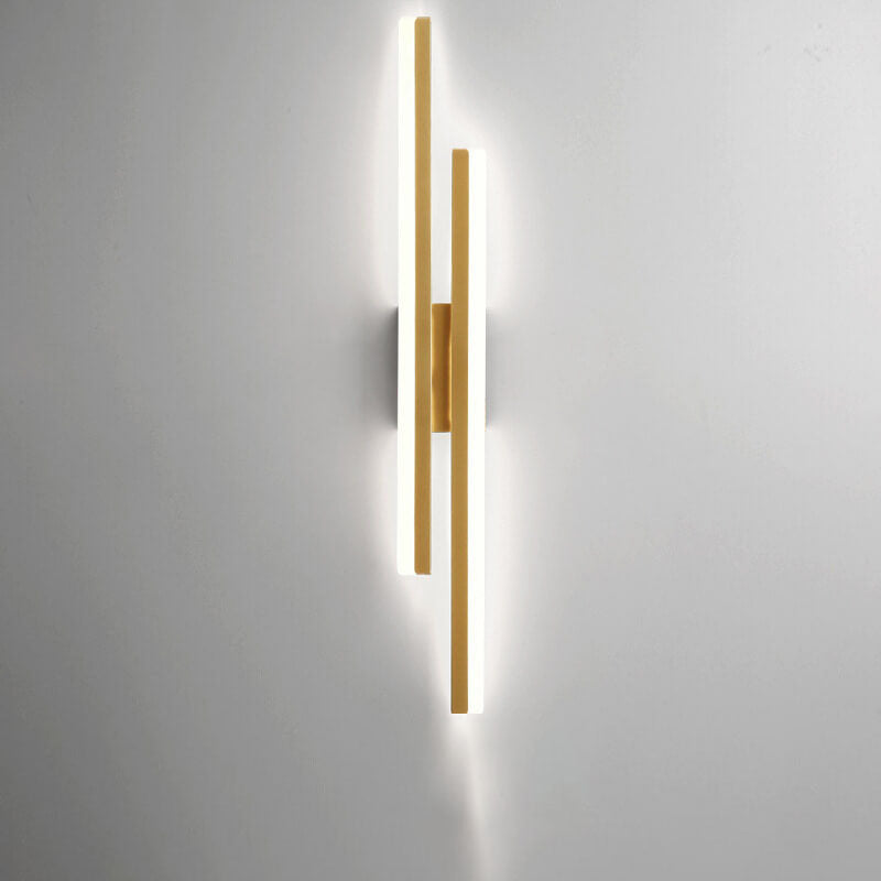 Garduru Moderne LED Wandlampe | Minimalistisches Design | Eisen & Acryl | Dimmbares Licht