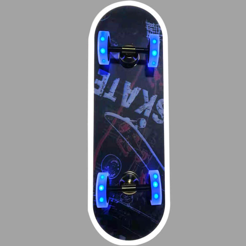 Garduru LED Deckenleuchte | Cartoon Skateboard Design | Kinderzimmer Beleuchtung | Dimmbar | Acryl