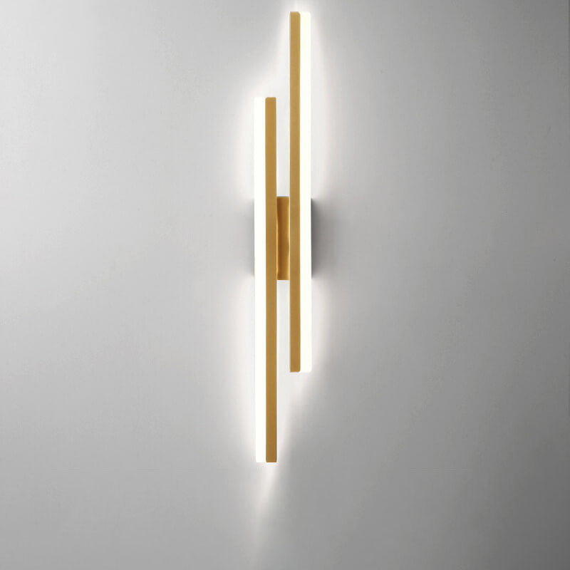 Garduru Moderne LED Wandlampe | Minimalistisches Design | Eisen & Acryl | Dimmbares Licht