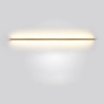 Japanische minimalistische Holzstreifen LED Wandleuchte Lampe