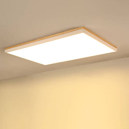 Garduru LED Deckenleuchte | Nordic Design | Massivholz | Quadratisch & Rechteckig | Dimmbar | Warm- & Weißlicht