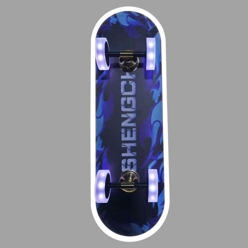 Garduru LED Deckenleuchte | Cartoon Skateboard Design | Kinderzimmer Beleuchtung | Dimmbar | Acryl