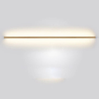 Japanische minimalistische Holzstreifen LED Wandleuchte Lampe