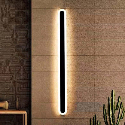Außenwandleuchte Modern Schwarz Wasserdichte Lampe
