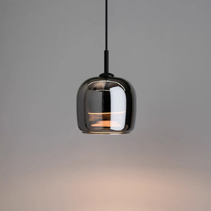 Suspension Nordic aus schwarzem Glas – Elegantes und modernes Design mit LED-Beleuchtung