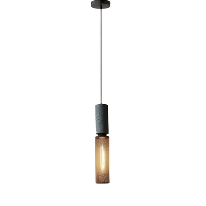 Suspension Shane Moderne aus Beton und Eisen – Industriedesign Lampe