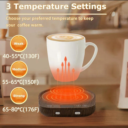 Royaleva Kaffeetassenwärmer Platte – Elektrische heiße Platte mit Timer & einstellbarer Wärme, 36W
