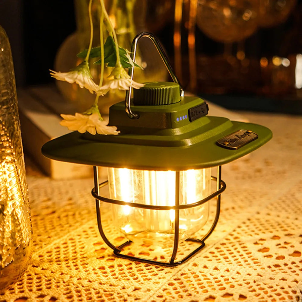 RetroLuxe - Vintage Oplaadbare Lamp