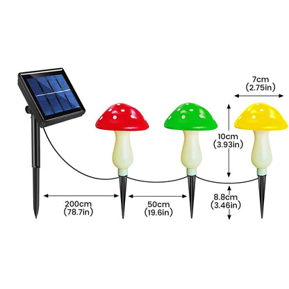 LED Solar Pilzleuchten