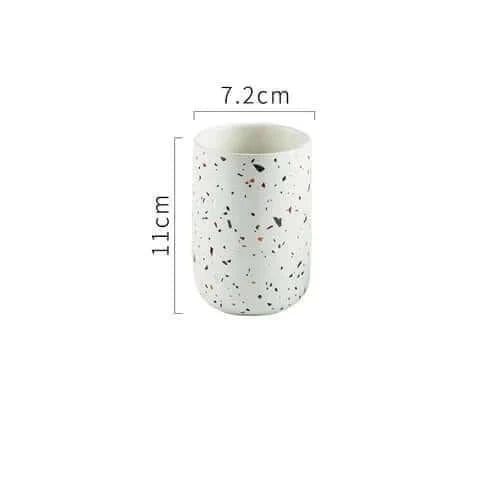 Nordic Painted Terrazzo Badezimmeraccessoires