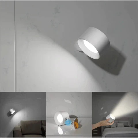 EasyStick™ Kabellose Wandlampe – Wiederaufladbar, Dimmbar & 360° Drehbare LED Lampe