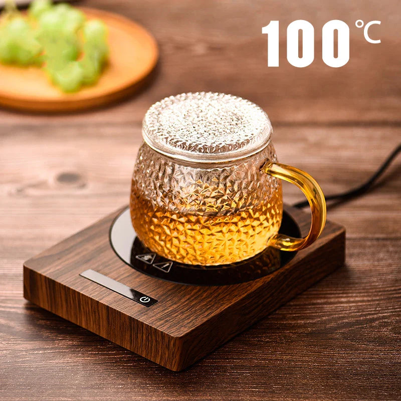 Royaleva Tassenheizgerät – 5-Temperatur Kaffee- & Teewärmepad für Schreibtisch & Büro