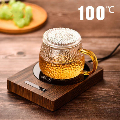 Royaleva Tassenheizgerät – 5-Temperatur Kaffee- & Teewärmepad für Schreibtisch & Büro