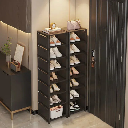 Garduru RACK – Stapelbares Schuhregal für Ecken – Platzsparende Organisation mit Stil