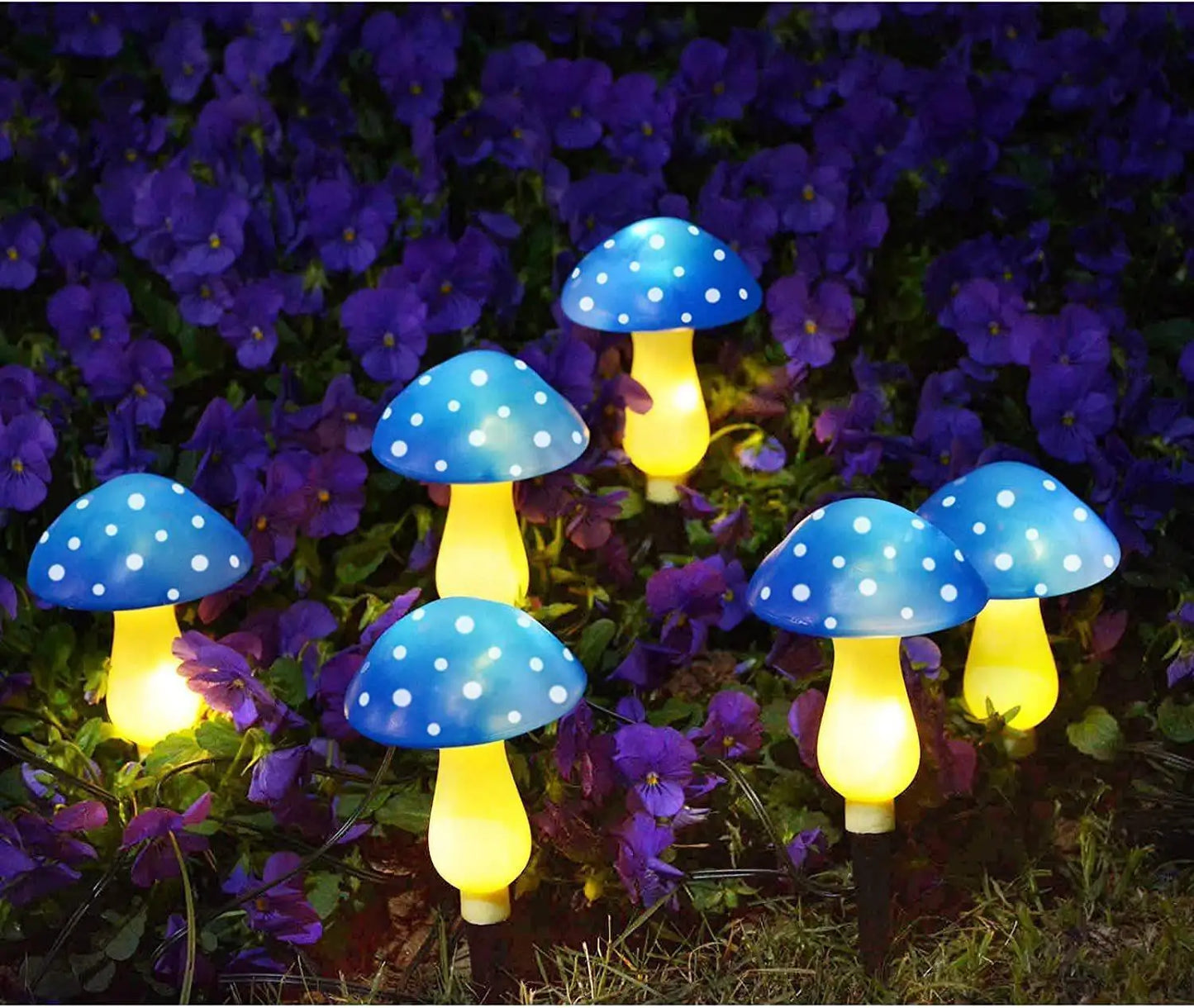 Garduru LED Gartenlampe | Solar Pilz Licht | Wasserdicht & Stimmungsvolle Beleuchtung | Deko für Garten & Weg