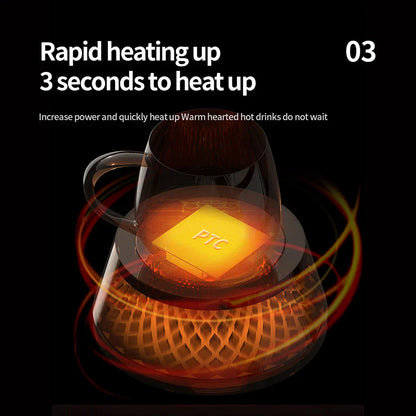 Royaleva USB Kaffeetassenwärmer – 4 Temperatureinstellungen, thermostatischer Untersetzer für Zuhause und Büro