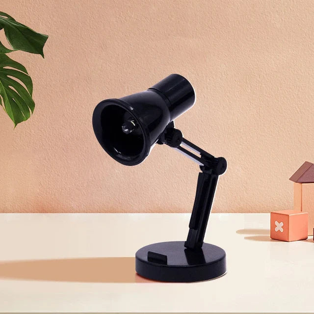 Mini-LED-Buchlicht mit Clip, faltbare kleine Schreibtischlampe zum Lesen, Nachttisch und Studium