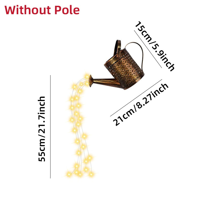 Solar-Gießkanne-Licht