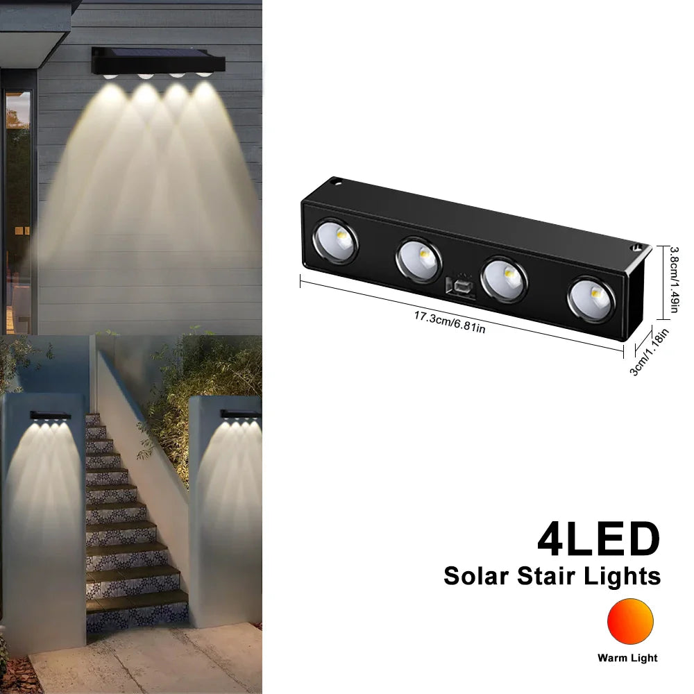 Solar LED Wandlampen