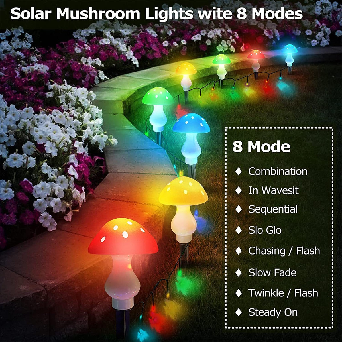 LED Solar Pilzleuchten