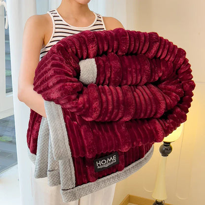Garduru – Plüsch- und Flauschdecke aus dicker Wolle für Komfort zu Hause