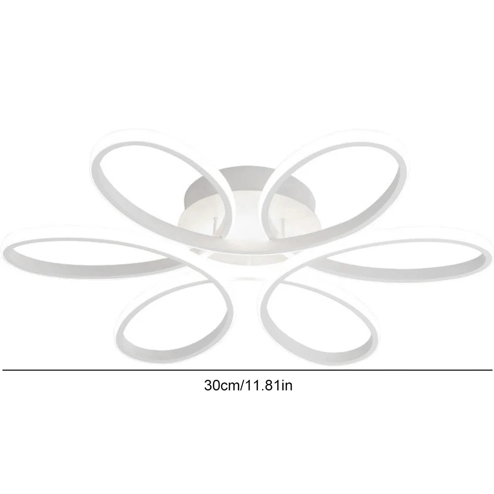 Moderne LED Gangdecke Lampe - Blumenmuster mit 3-Farben Licht