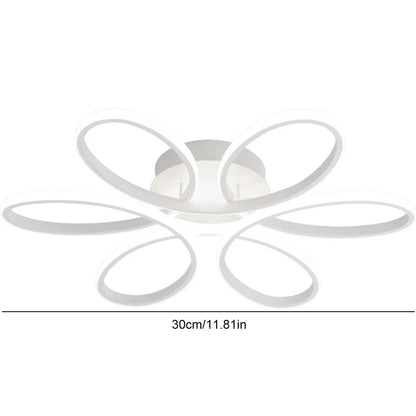 Moderne LED Gangdecke Lampe - Blumenmuster mit 3-Farben Licht