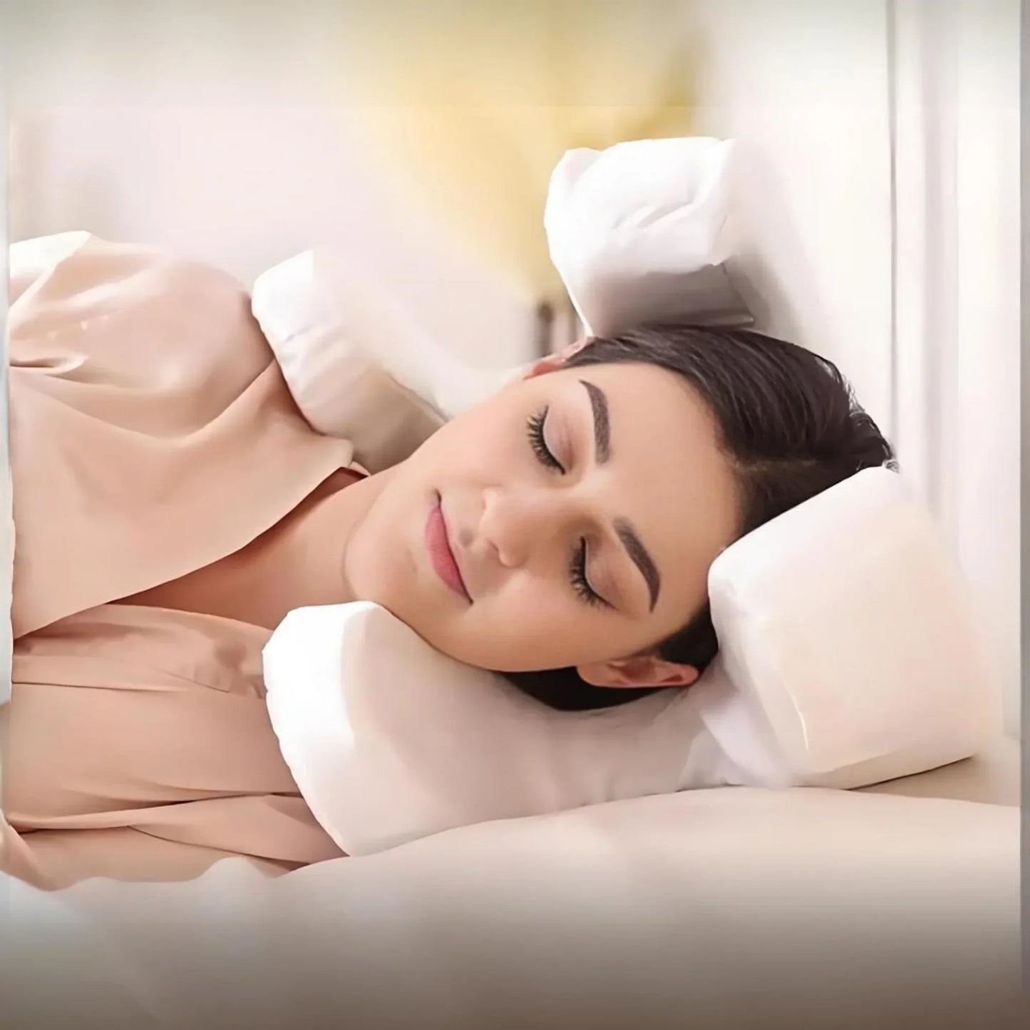 BeautyCloud Anti-Falten Kopfkissen | Luxuriöser Komfort und Anti-Aging Vorteile