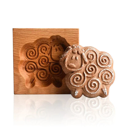 BakeArt – Artisan Holz-Speculaas- & Lebkuchenform für elegante Kreationen