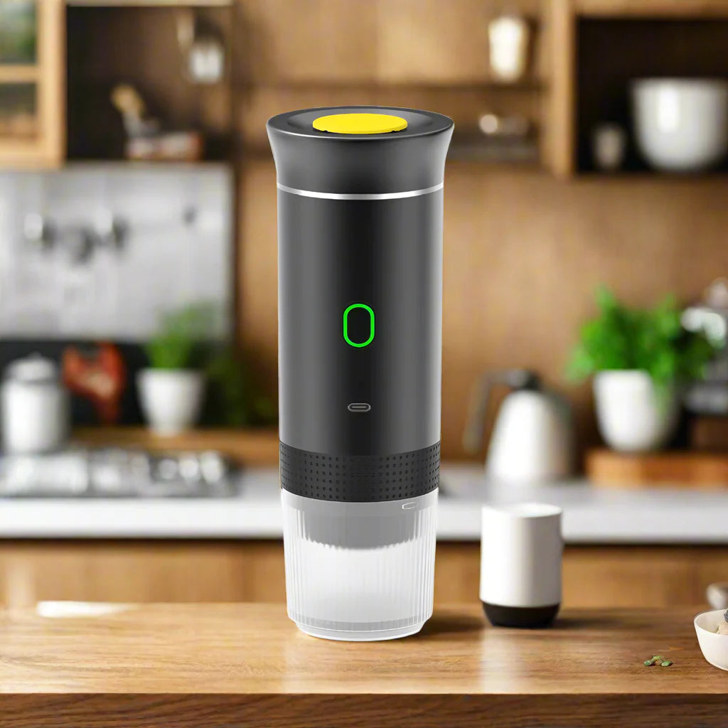 Tragbare kabellose Espresso-Maschine – 3-in-1 Kaffeemaschine für Reisen und Zuhause