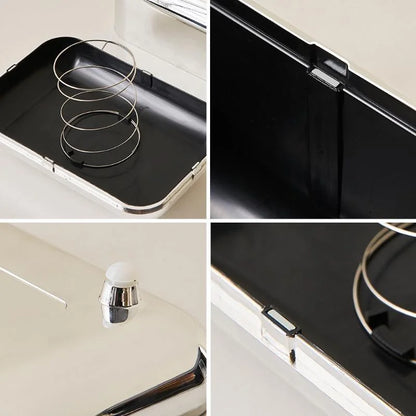 Amandi Luxury Gold & Silver Tissue Holder –Eleganter, langlebiger Organizer für zeitgenössische Räume