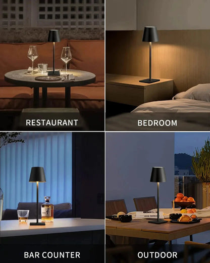 Kabellampe LED-Tischlampe – Wiederaufladbares Licht mit Touch-Steuerung