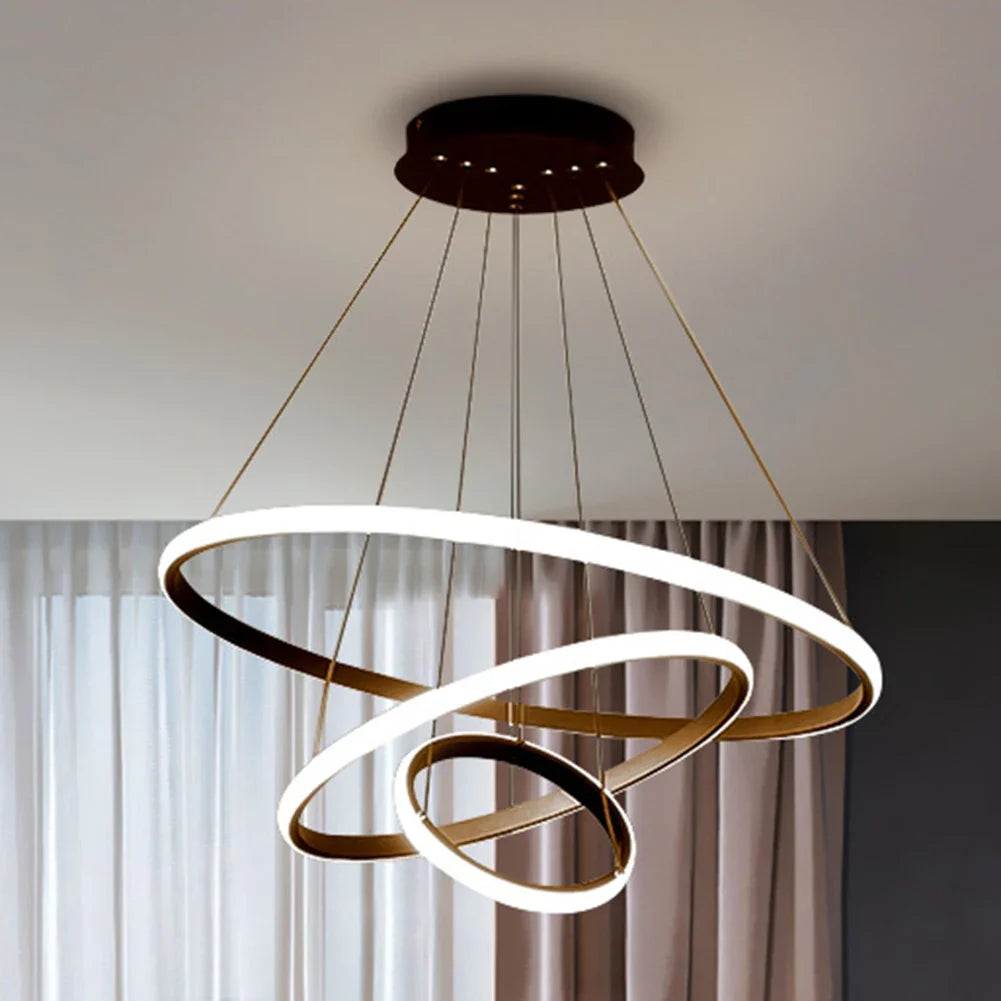 Rayvia Nordic Luxury Pendelleuchte mit verstellbarem LED für Wohnzimmer & Schlafzimmer
