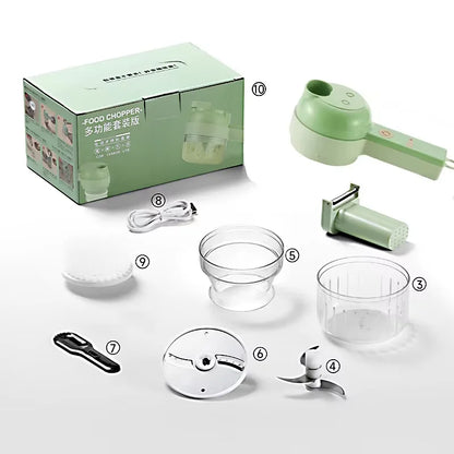 5 in 1 Elektrischer Gemüseschneider Set