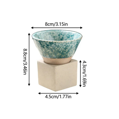 Handgefertigte Keramik Tasse Aus Japan
