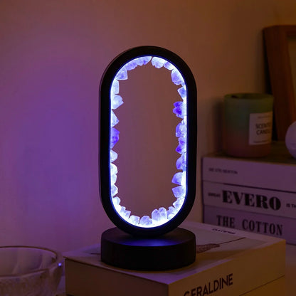 AuraStone | Beruhigungslampe aus beruhigenden natürlichen Amethysten