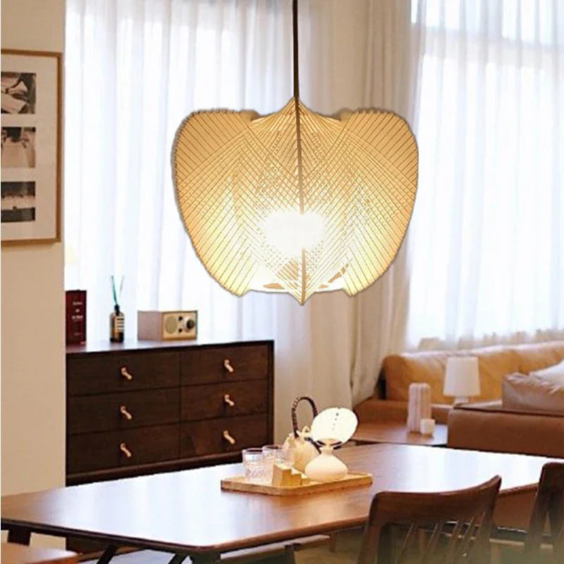 Moderne Holz Hanfseil Pendelleuchte – Retro E27 Lampe für Schlafzimmer und Bar