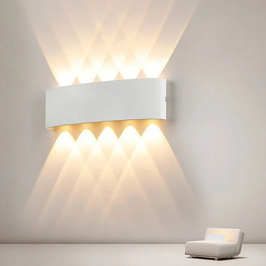 Royelux Moderne LED-Wandlampe für Schlafzimmer und Wohnzimmereinrichtung