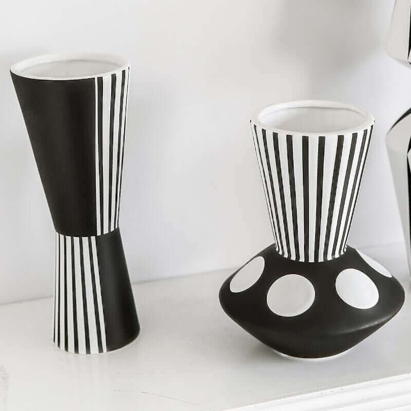 Zebra Keramikvase