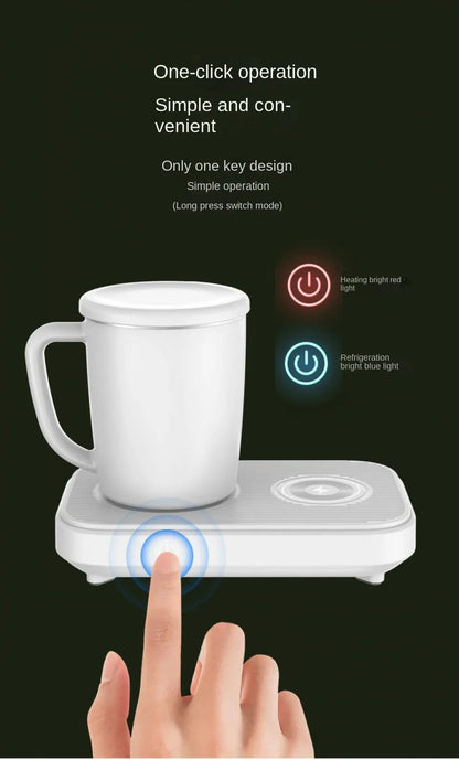 Royaleva Heiße und Kalte Tasse Thermostat Pad mit Drahtloser Ladung – 3-in-1 Untersetzer für Zuhause & Büro