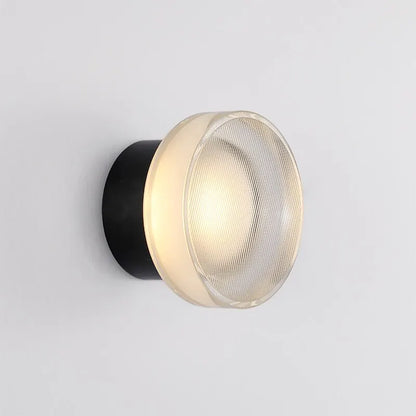 RoyaleGlow Spanische Glas LED Wandleuchte - Luxus Nachtisch Dekorative Wandlampe