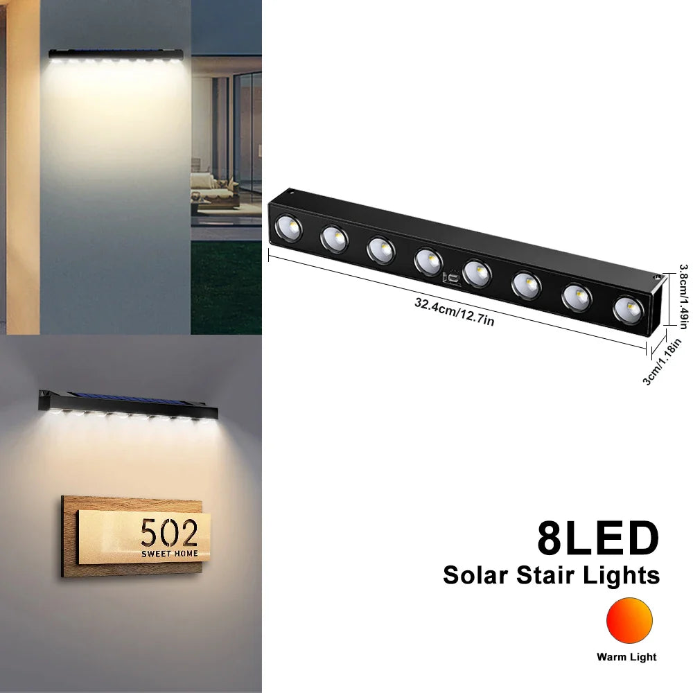 Solar LED Wandlampen
