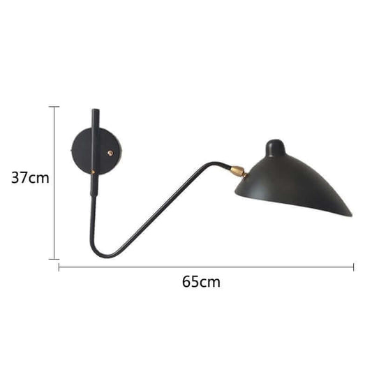 Schwenkarm Nordic Loft Wandlampe