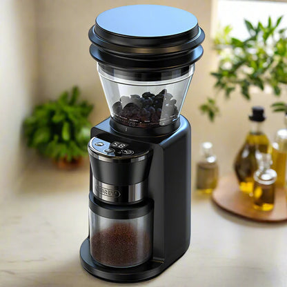 Automatischer Kaffeemühle – 31 einstellbare Einstellungen für präzisen Espresso- und Pour-Over-Brauen