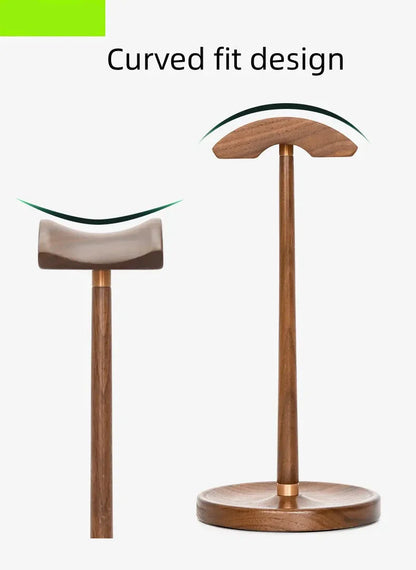 Walnuss Holz Kopfhörerständer