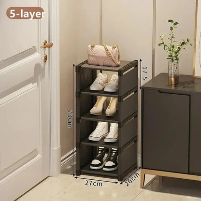 Garduru RACK – Stapelbares Schuhregal für Ecken – Platzsparende Organisation mit Stil