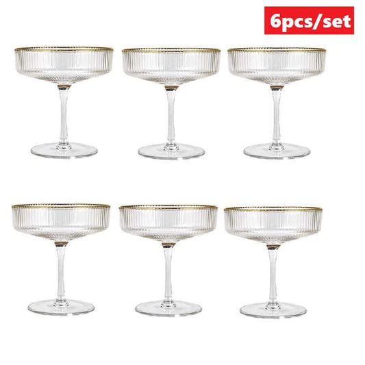 Set 6 Luxus Cocktailgläser